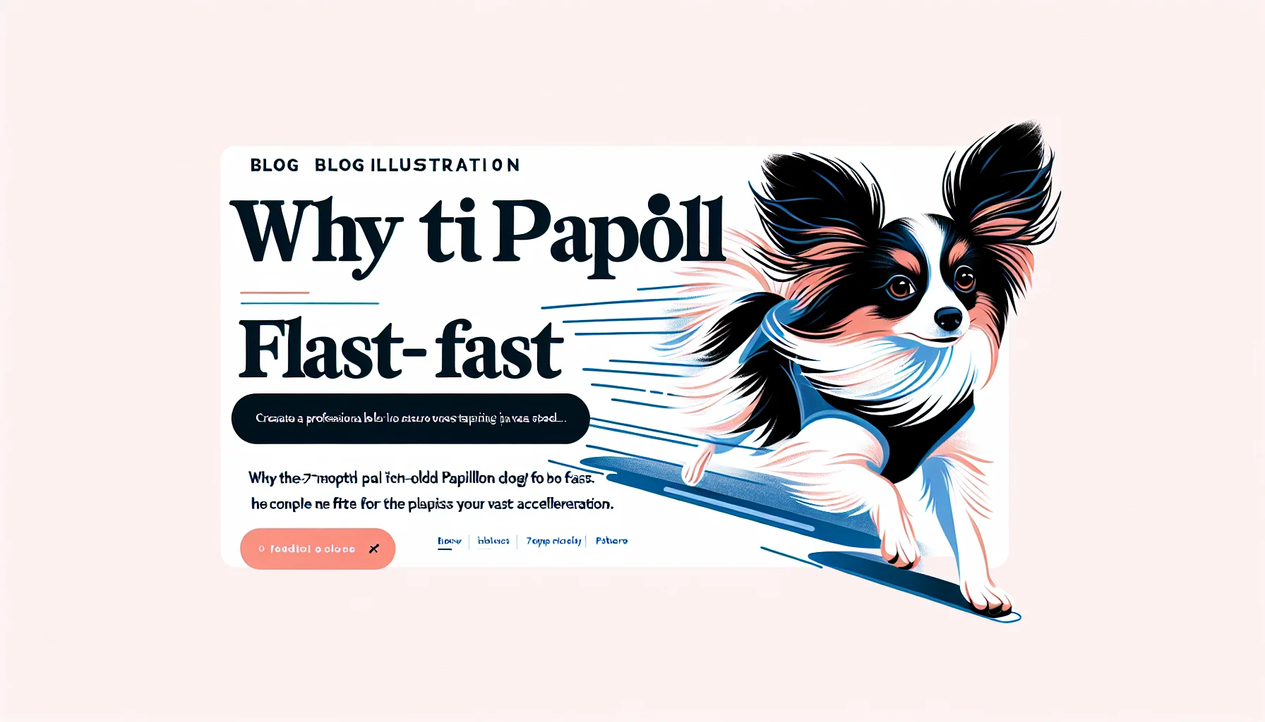 Dlaczego papilon szybko biega